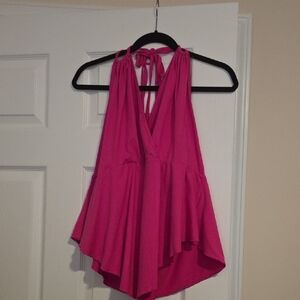 Chic Pink Halter Top